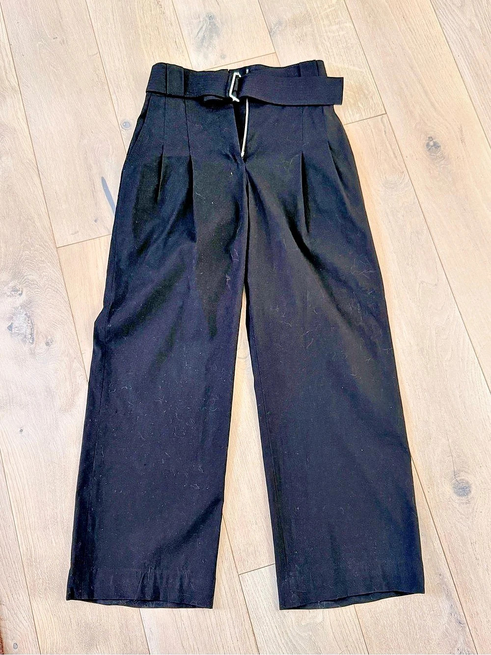A.L.C. Wide Leg Pants in Black Size 6 Like New